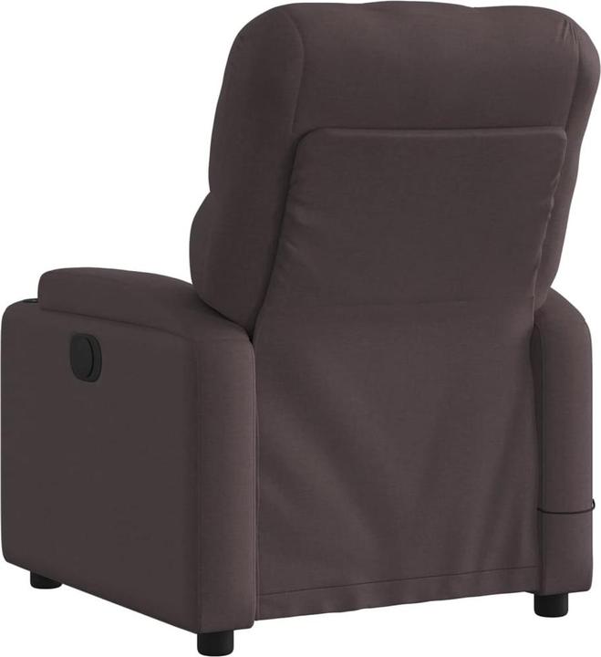 Produktbild VidaXL Massagesessel Fernsehsessel Relaxsessel Liegesessel Dunkelbraun Stoff