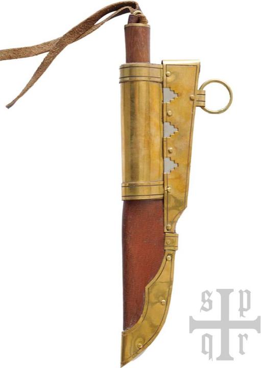 Image du produit Battle Merchant Petit couteau viking en acier damassé Gotland