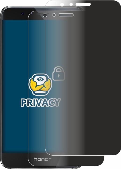 Productafbeelding BROTECT Anti-spionnetje privacyfolie Beschermfolie tegen blauw licht (2 Stuk, Honor 8)