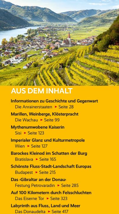 Produktbild Reiseführer Kreuzfahrten Donau (Deutsch, Hinnerk Dreppenstedt, 2022)