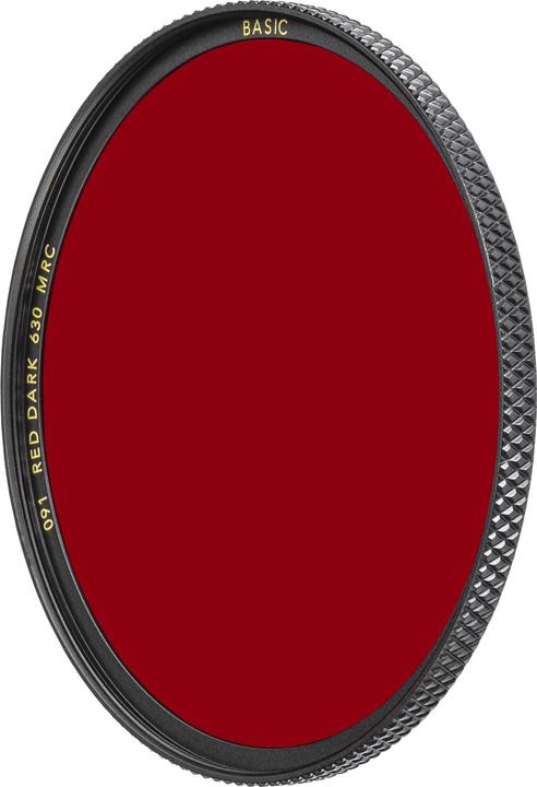 Actual product image B+W 091 Red filter dark 630, MRC/Basic 60mm (Colour filters)