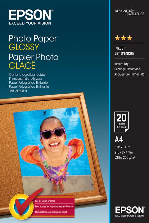 Immagine prodotto Epson Carta fotografica lucida - A4 - 20 fogli (200 g/m², A4, 1 x)