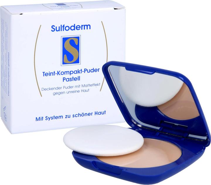 Produktbild Sulfoderm S Teint-Kompakt-Puder pastell, 10 g Puder