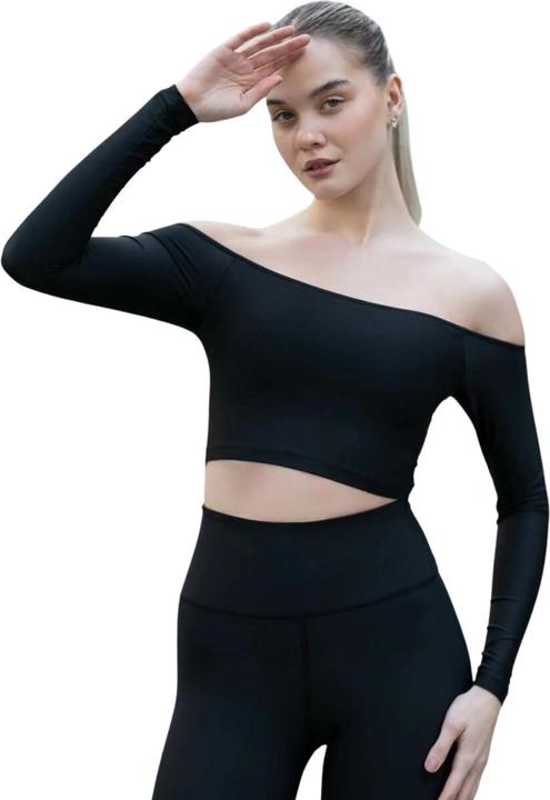 Immagine prodotto Lismina 082 Tshirt Comfortlux Off Shoulder a maniche lunghe (S)