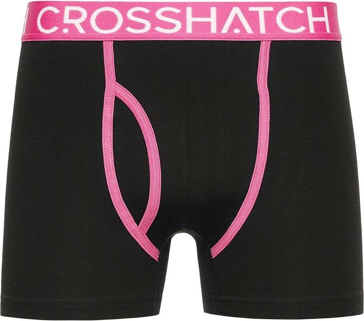 Actual product image Crosshatch Mens Trioglow Boxer Shorts (Pack of 3) (S, pack of 3)