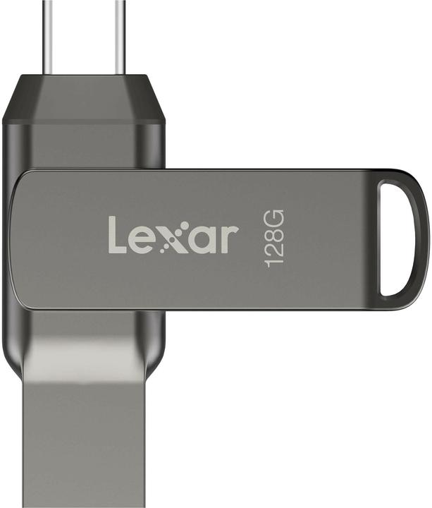 Actual product image Lexar JumpDrive Dual Drive D400 (128 GB, USB-C, USB-A)