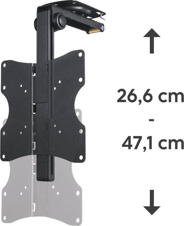 Produktbild Hama TV-Deckenhalterung, schwenkbar, höhenverstellbar, 117 cm (46") bis 20 kg (Dach, 46", 20 kg)