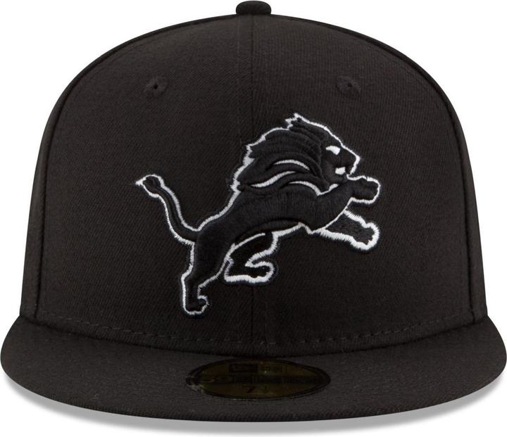 Produktbild New Era 59Fifty Fitted Cap - BLACK Detroit Lions - 7 1/8 (7 1/8)