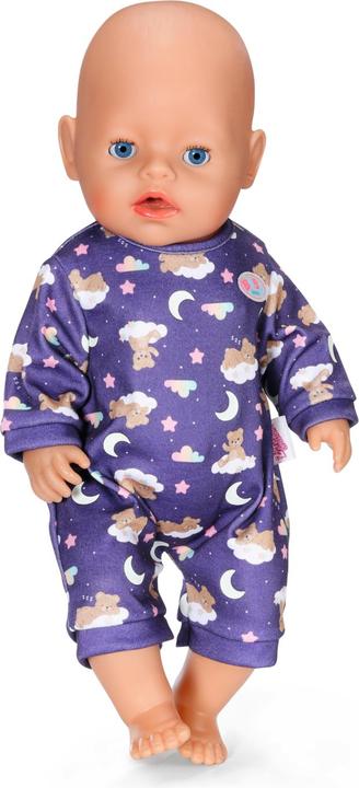 Actual product image Zapf Creation BABY born Teddy pyjamas Glow in the Dark
