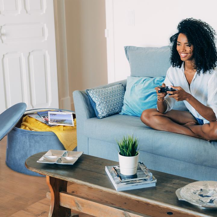 Actual product image Relaxdays Seat stool