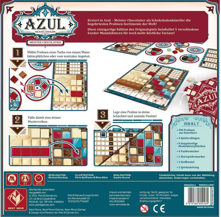 Produktbild Next Move Azul: Meister-Chocolatier (Deutsch)