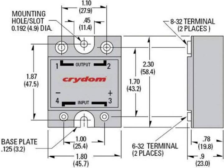 Image du produit Crydom Relais à semi-conducteurs 1 pc. D2410 L