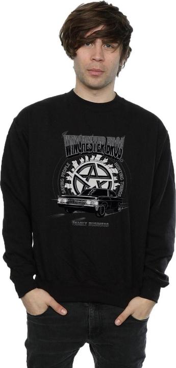 Actual product image Supernatural Mens Winchester Bros Sweatshirt (3XL)