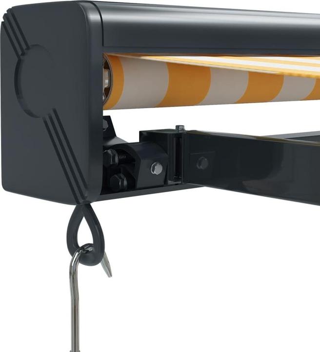 Image du produit VidaXL Store banne jaune et blanc 4,5x3 m Tissu et (3 m)
