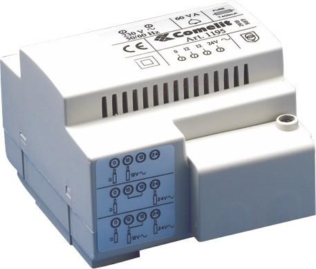 Comelit Alimentatore Ingresso 230V AC Uscita 12/24V 60 VA