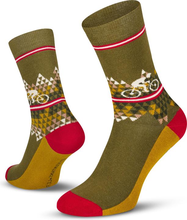 Image du produit Patrón Spirits Company Le Patron 1001 Mountains Forest Chaussettes forêt (35 - 38)
