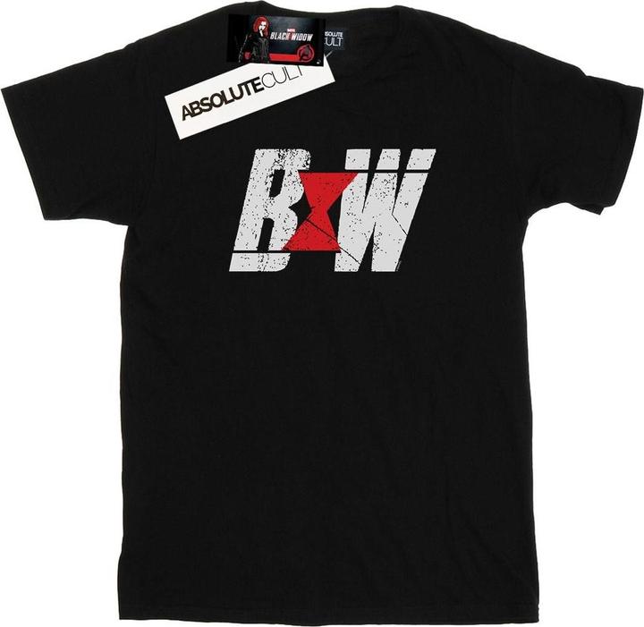Produktbild Black Widow Movie Initial Logo TShirt (XL)