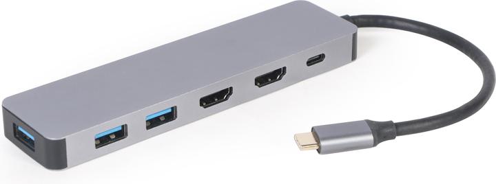 Gembird Multi Port Adapter (USB-C, 6 Porti)