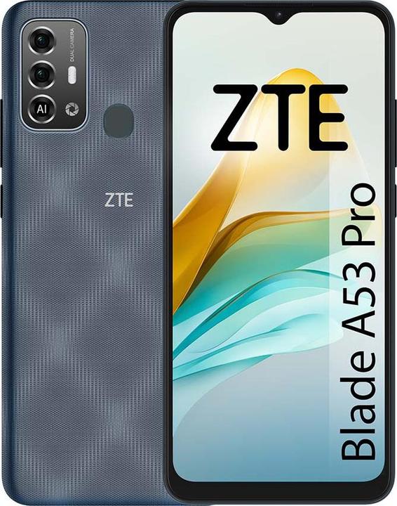 Immagine prodotto ZTE BLADE A53 PRO 4+4 8GB DYNAMIC RAM 64GB DS 4G MIDNIGHT BLUE OEM (64 GB, Midnight Blue, 6.52", Doppia SIM, 13 Mpx, 4G)