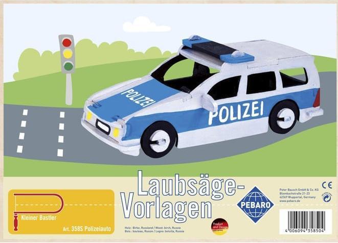 Actual product image Pebaro Fretwork Template Police Car