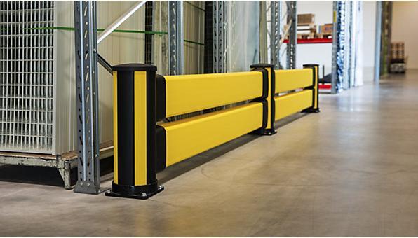 Image du produit kaiserkraft Barrière de protection, à insérer, hauteur 2270 mm, longueur 2500 mm.