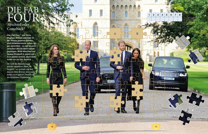 Produktbild Die Royals Rätselbuch (Deutsch, 2023)