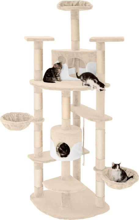 Immagine prodotto tectake Nelly (204 cm, Beige, Bianco)