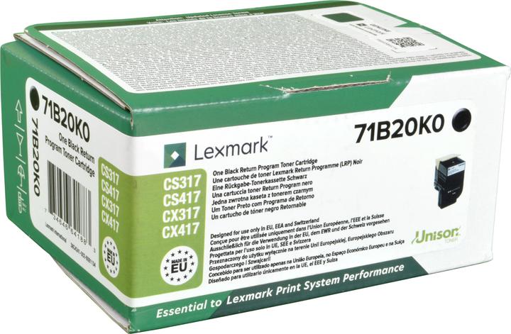 Actual product image Lexmark 71b20k0 (FC)