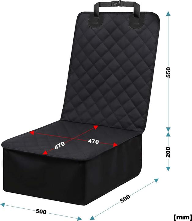 Produktbild Fudajo Autositzbezug Hunde 100x50cm Wasserdicht Kratzfest Vordersitzschoner (Hund, Waschbar, Waschmaschinenfest)