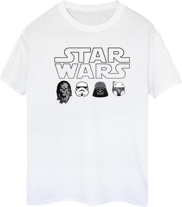 Image du produit Star Wars - T-shirt CHARACTER HEADS - Femme (3XL)