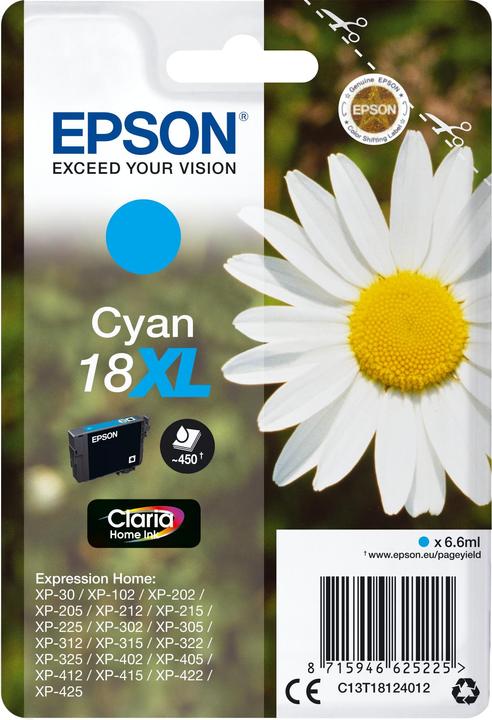 Epson Claria Home Ink Cyan 18xl (C)