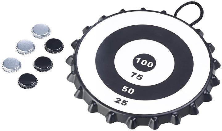 Actual product image Playtastic Set of 2 magnetic crown cork dart games with 6 crown corks each, Ø 24 cm