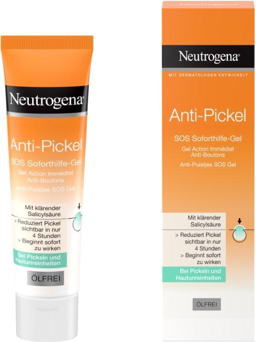 Immagine prodotto MGA Neutrogena, crema anti brufoli, crema per la pelle acneica, 15 ml (15 ml, Crema 24h)