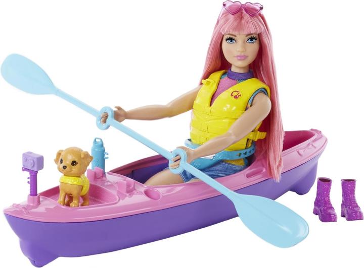Image du produit Barbie BRB Camping Daisy Set de jeu avec kayak