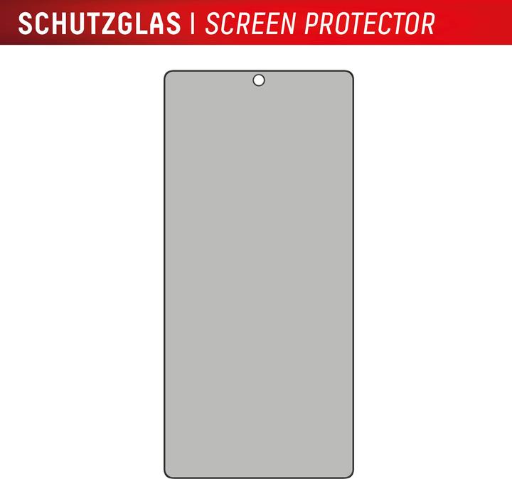 Actual product image Displex Privacy Glass, Privacy Full Cover Panzerglas (1 Piece, Samsung Galaxy S25 Ultra)