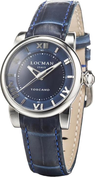 Produktbild Locman Italy Unisex Toscano blau Ref. 0595 (Analoguhr)