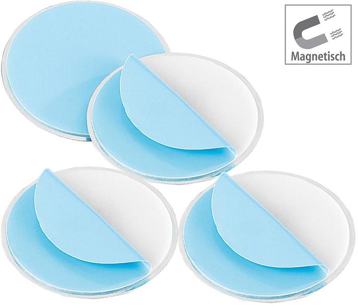 Actual product image VisorTech Magnetic mounting system for smoke alarm, set of 4