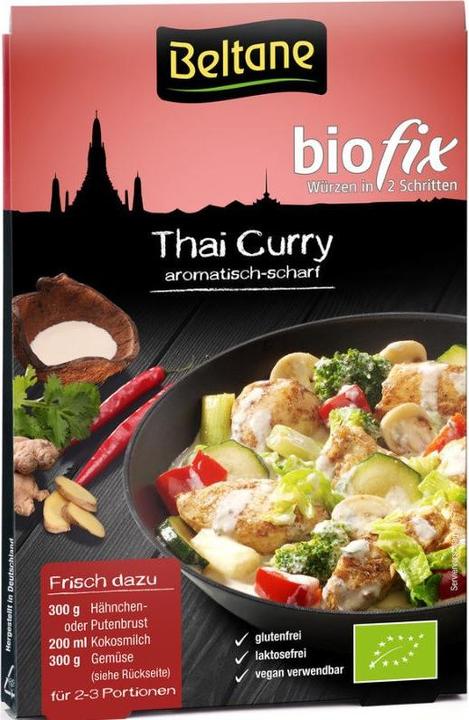 Produktbild Beltane Thai Curry Biofix Würzmischung Bio (20.90 g)