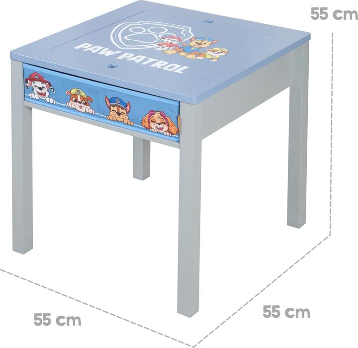 Image du produit Roba Table pour enfants avec plateau réversible Paw Patrol (Table des enfants)