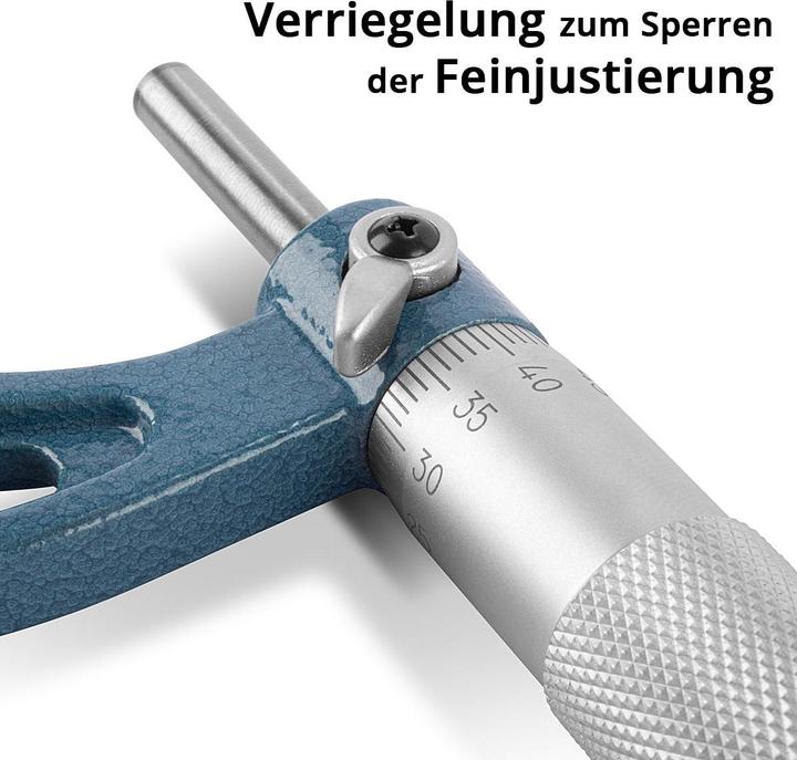 Produktbild Stahlwerk Bügelmessschraube 25-50 mm DIN 863 Mikrometer Messschraube