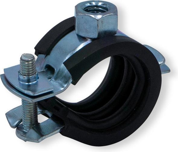 Image du produit Sanpro Collier articulé avec vis basculante + insonorisation pour tube, taille 26 - 30 mm