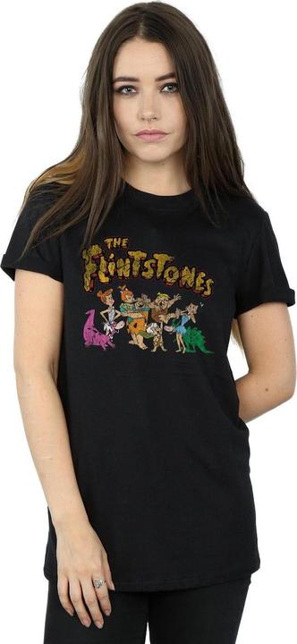 Image du produit The Flintstones - T-shirt GROUP DISTRESSED - Femme (XL)