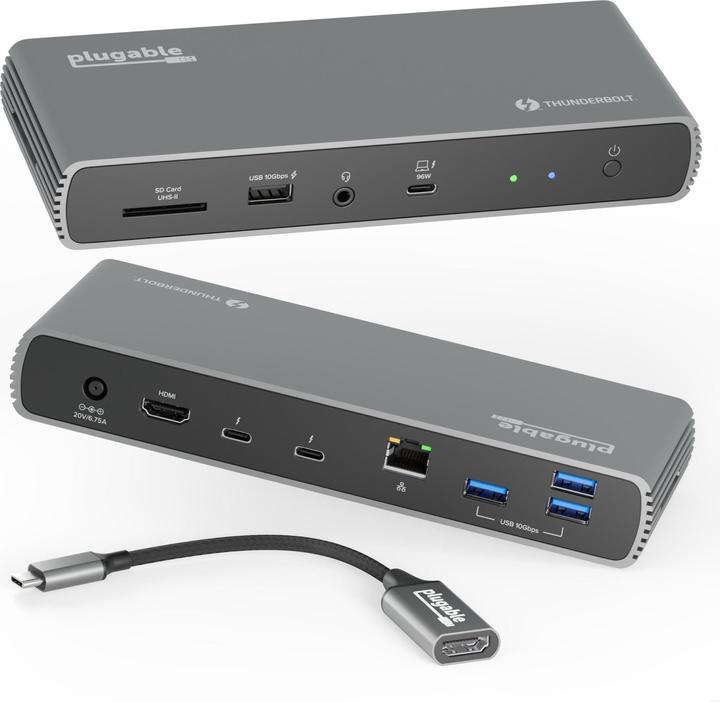 Actual product image Plugable TB4 Docking Station (Thunderbolt)