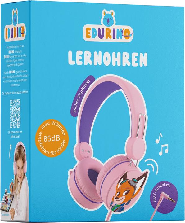Produktbild Edurino Kopfhörer rosa, d
