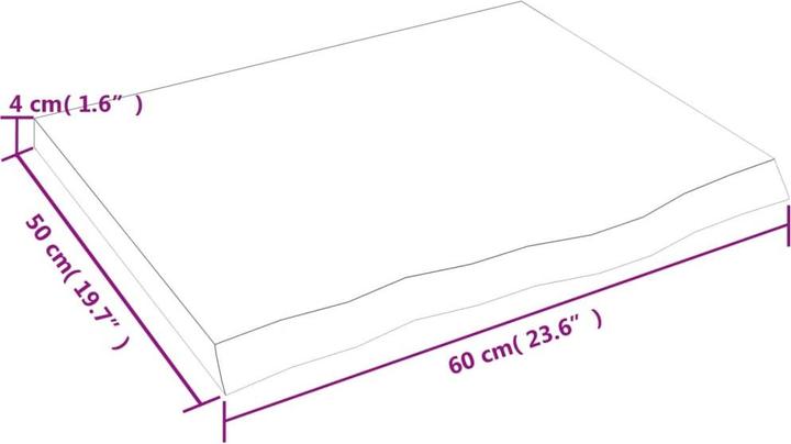 Actual product image VidaXL Emerald (60 x 4 x 50 cm)