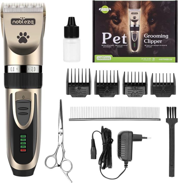 Image du produit Nobleza Set de tondeuses à poils pour animaux Grooming Clipper (Chien, Chat)