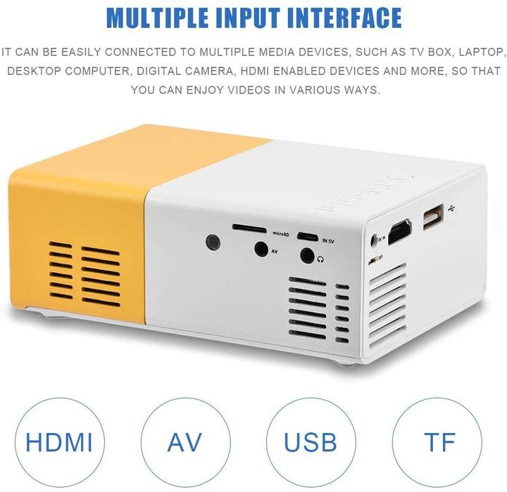 Image du produit Vbestlife Mini projecteur de home cinéma (Full HD, 600 lm)