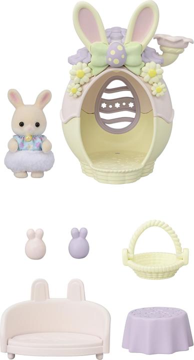 Actual product image Sylvanian Families Babyhasen Osterspass Spielset