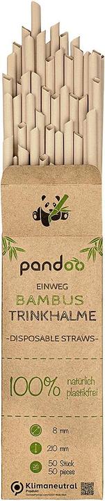 Image du produit Pandoo Paille jetable bambou 50pcs (1 x)