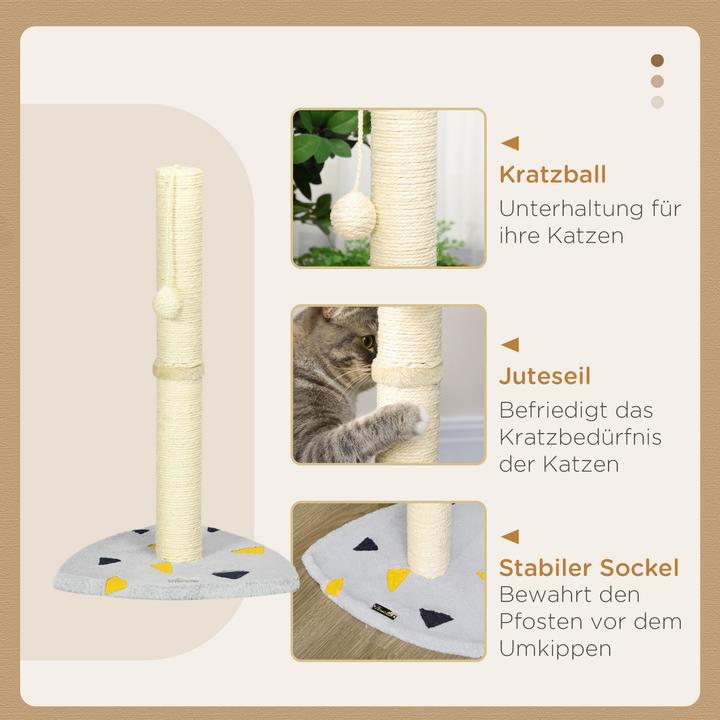 Produktbild Jamb Kratzbaum (62 cm, Hellgrau+Beige)